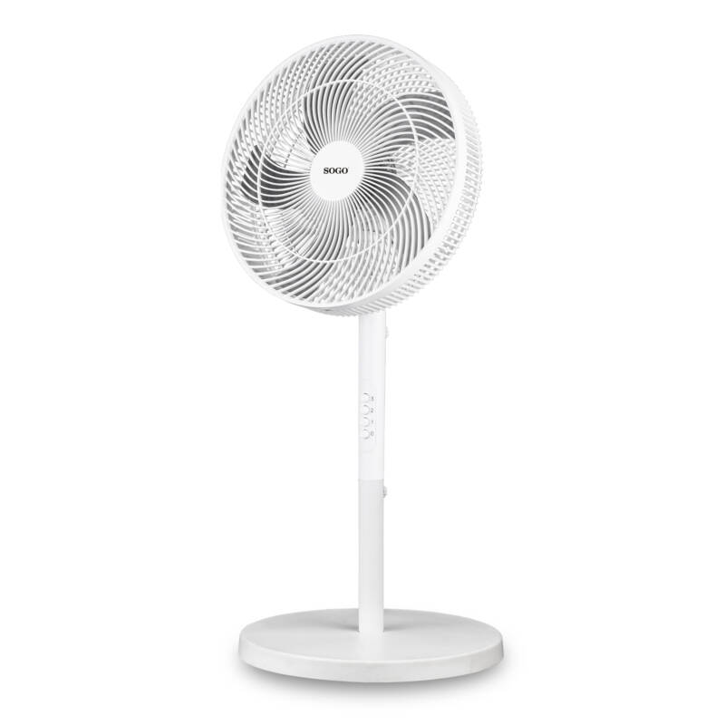 VENTILADOR DE PIE 2 EN 1 16″ (40cm) DELUXE BLANCO