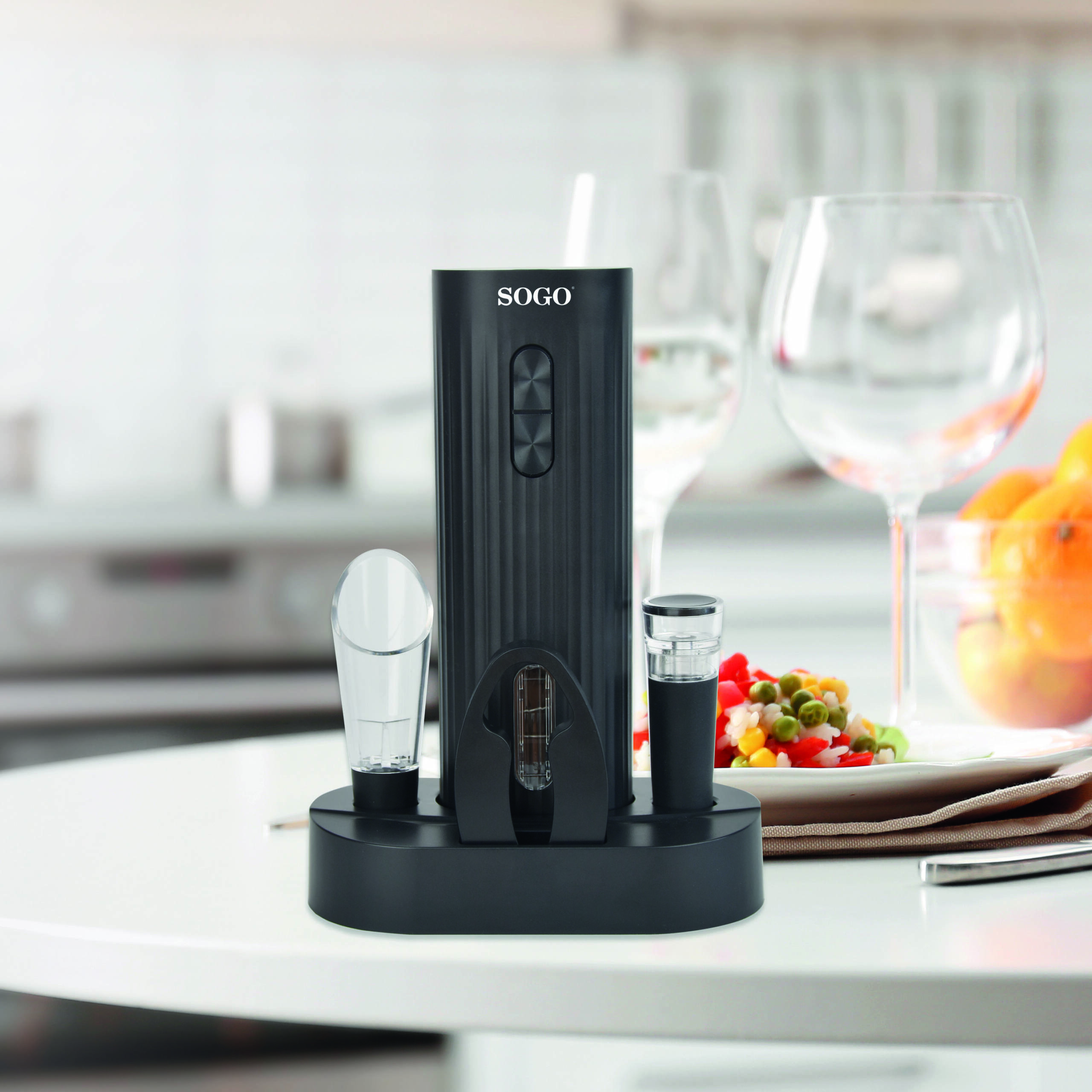 Electric Wine Opener With Accessories SwiftPour 360 - Image 4