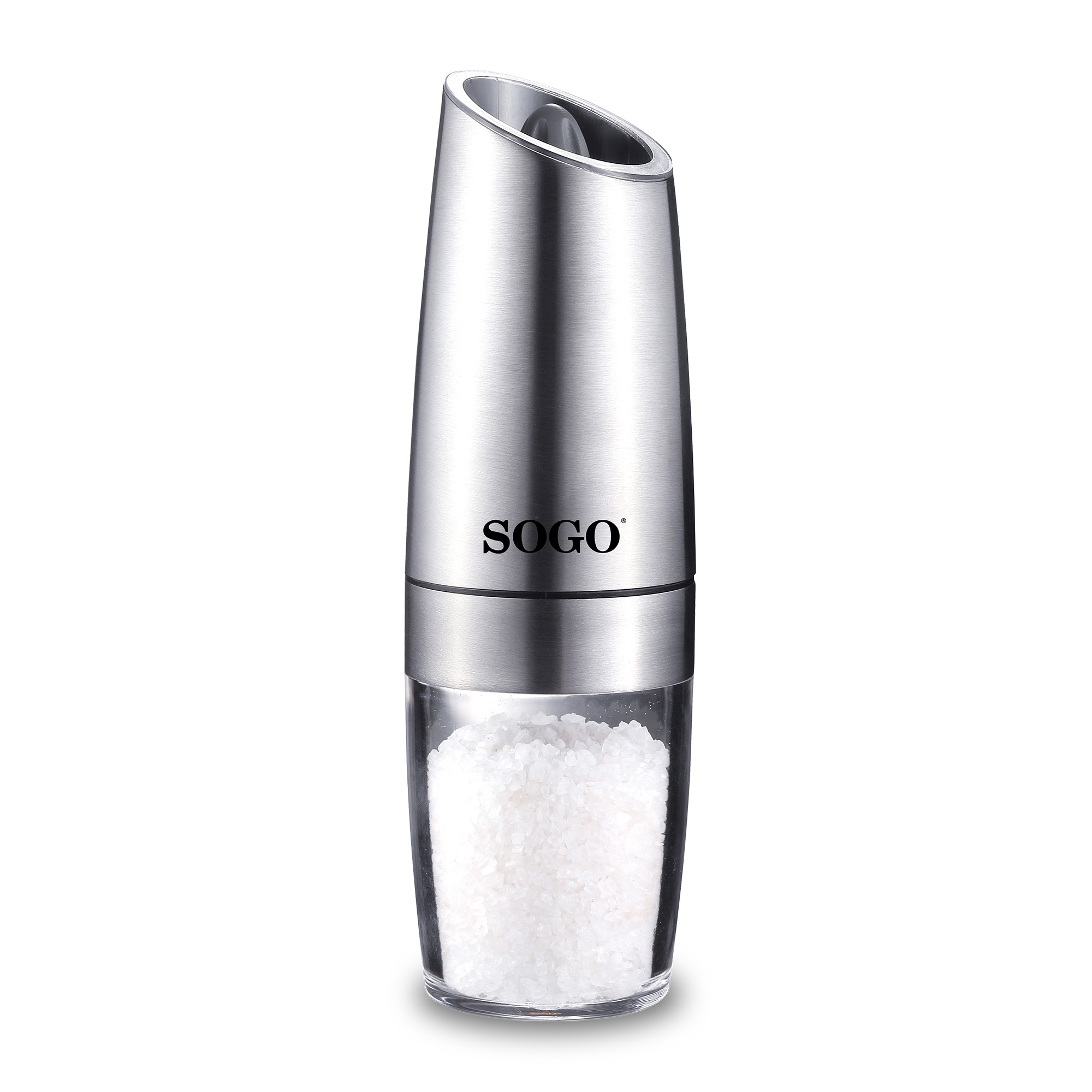 Manual Salt and Pepper Grinder Gravity Stainless Steel - Image 2