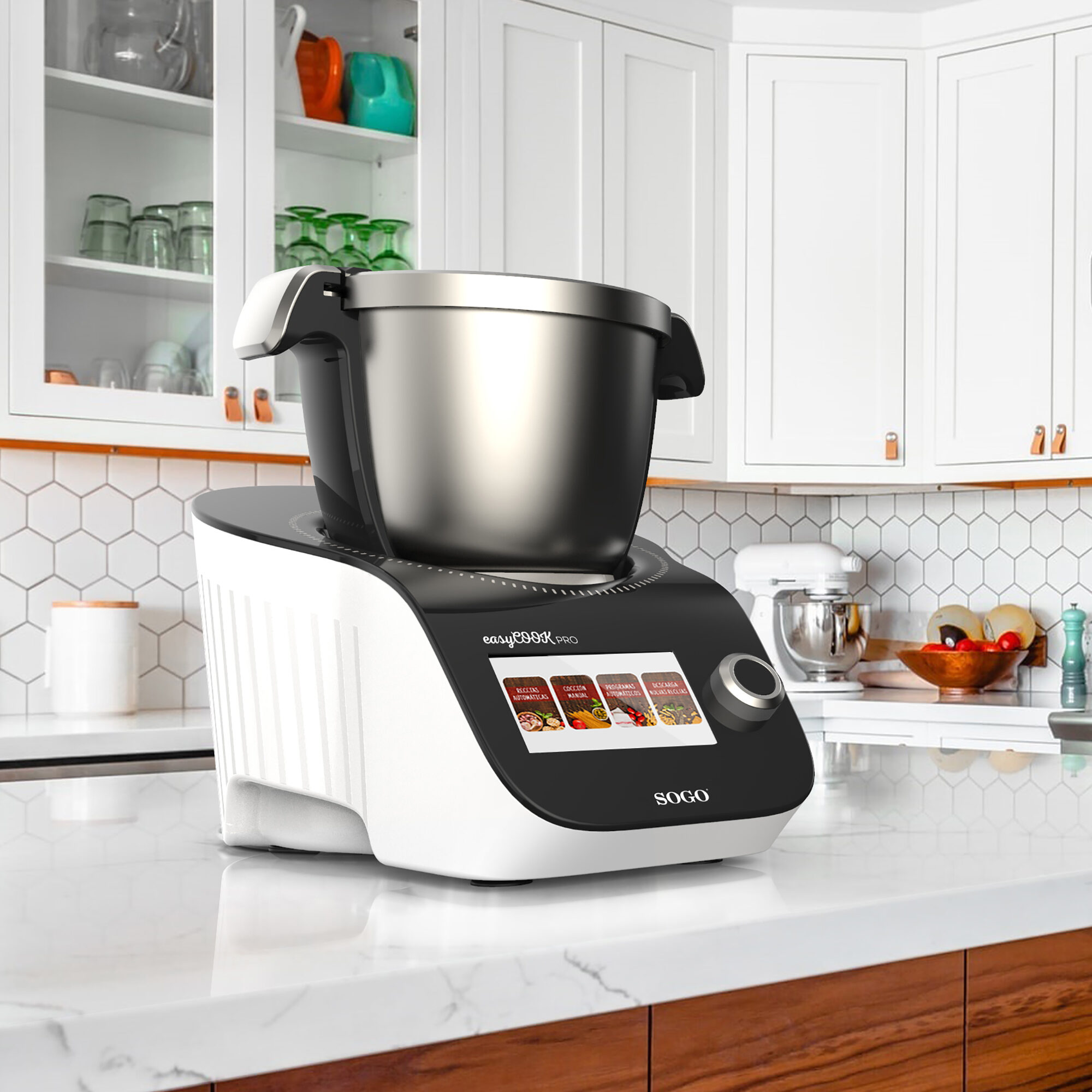 SOGO ROBOT KITCHEN MULTIF EASYCOOK PRO LCD SCREEN WIFI - 1000W - SOGO