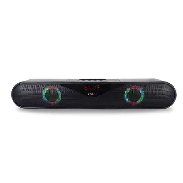 SOGO SPEAKER SOUND BAR PORT. BLUETOOTH BLACK