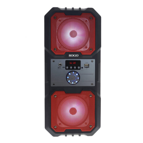 SOGO SPEAKER PORT. BLUETOOTH-RED