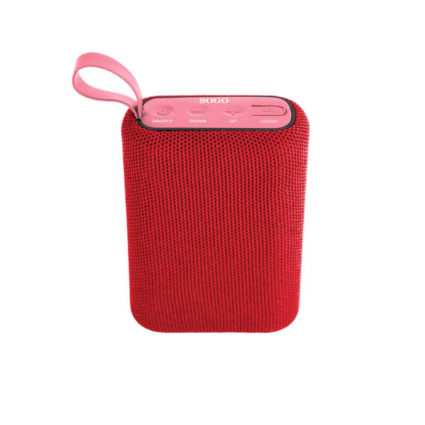 SOGO SPEAKER PORT. BLUETOOTH RED