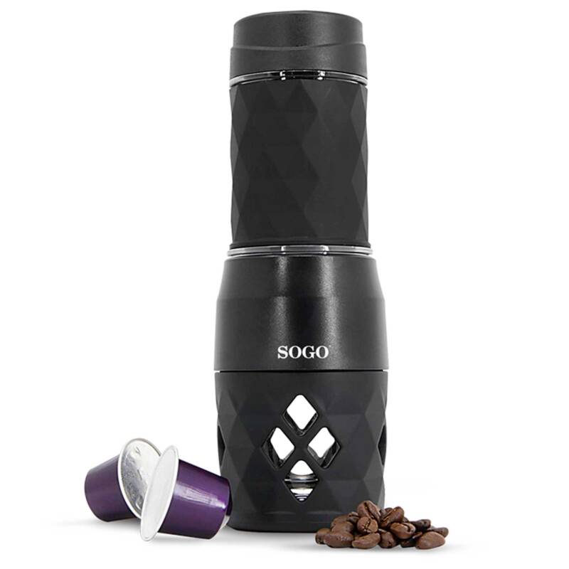 SOGO MANUAL COFFEE MAKER 1 CUP BLACK