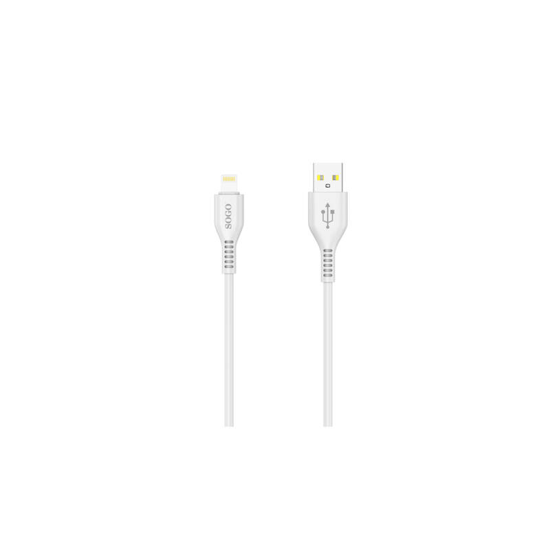 SOGO LIGHTNING IPHONE 2M 2A CHARGING CABLE