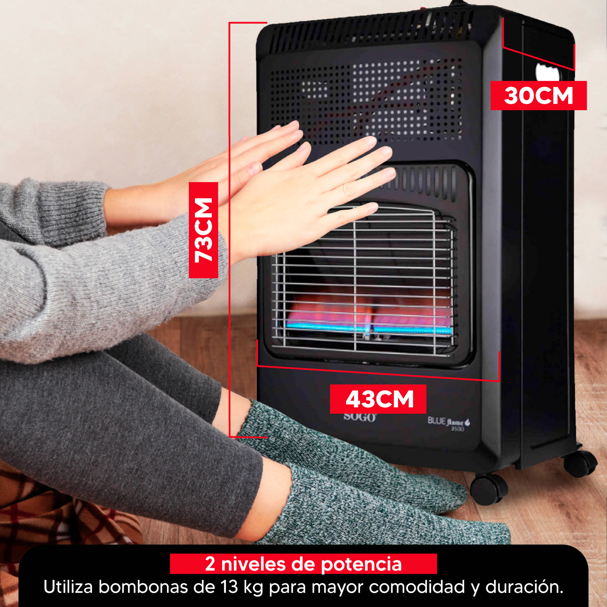 BLUEFLAME 3500 FOLDING GAS STOVE - SOGO