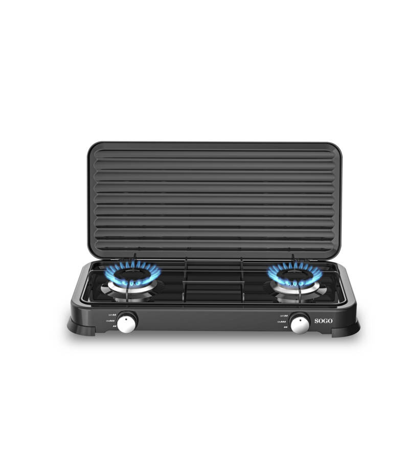 GAS STOVE WITH 2 BURNERS