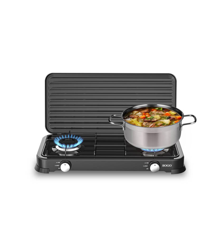 GAS STOVE WITH 2 BURNERS