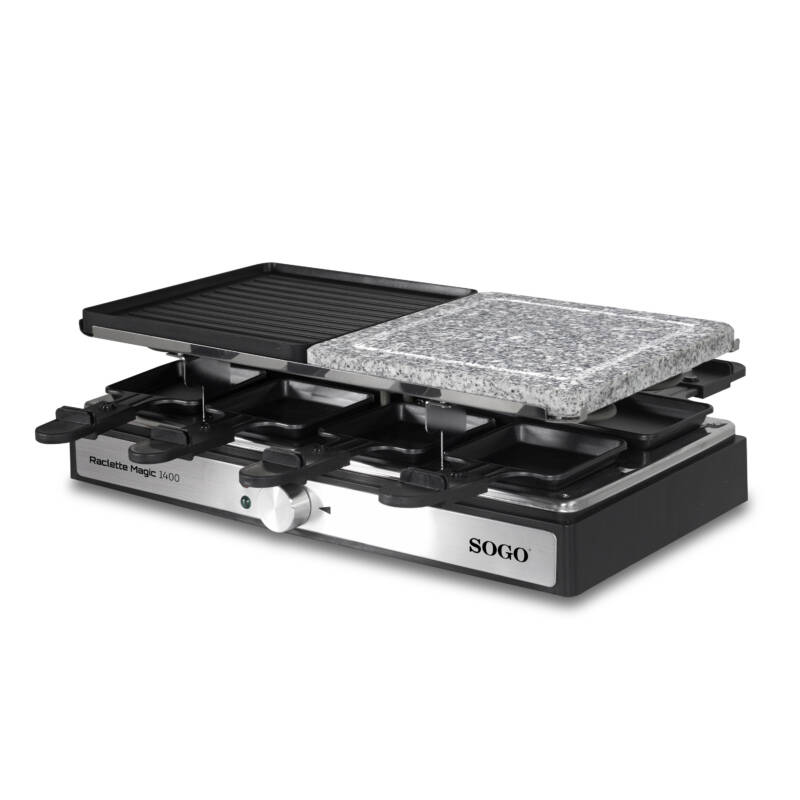 3-IN-1 GRILL+RACLETTE RACLETTEMAGIC1400
