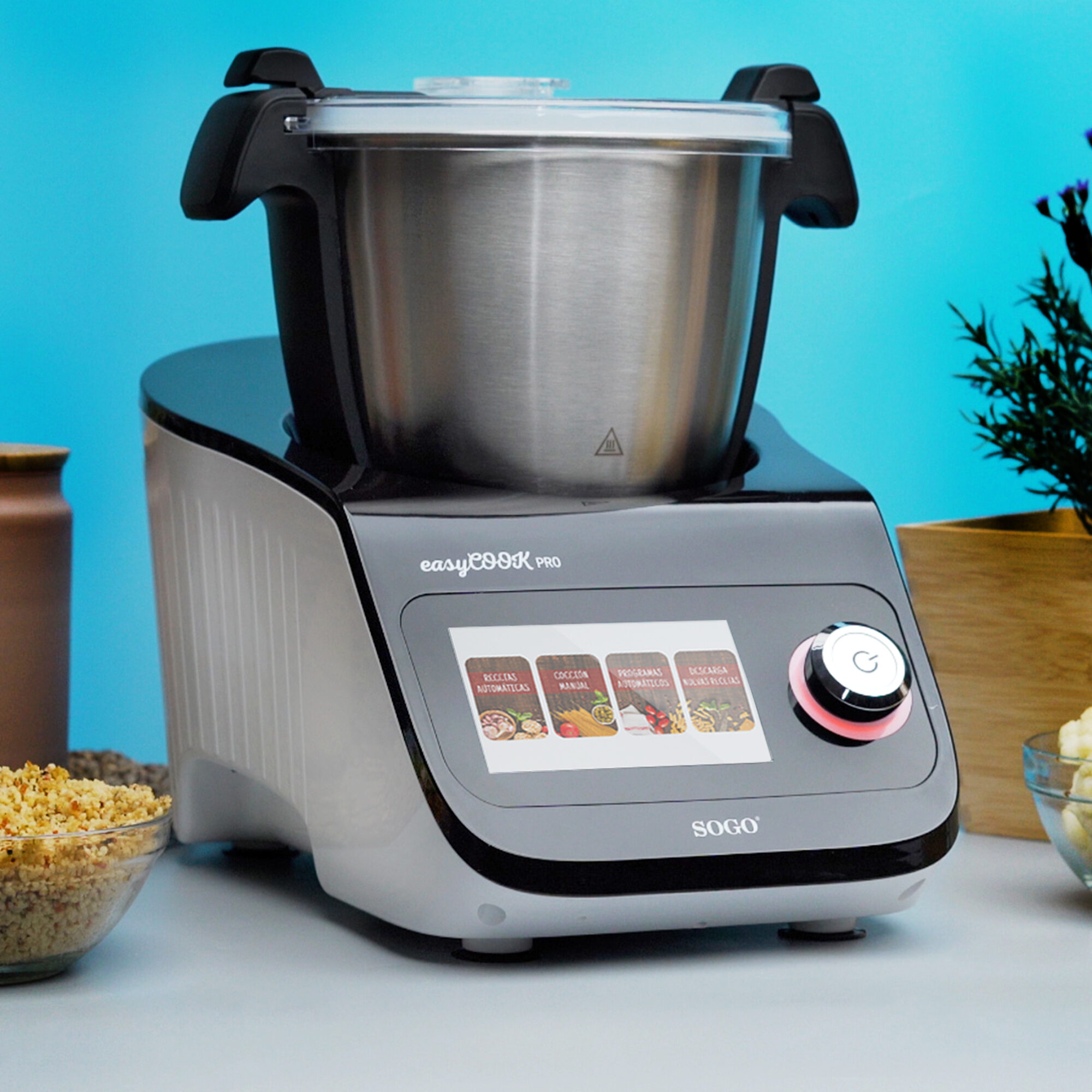 その他 SOGO robot SOGO ROBOT KITCHEN MULTIF EASYCOOK PRO LCD SCREEN WIFI - 1000W - SOGO
