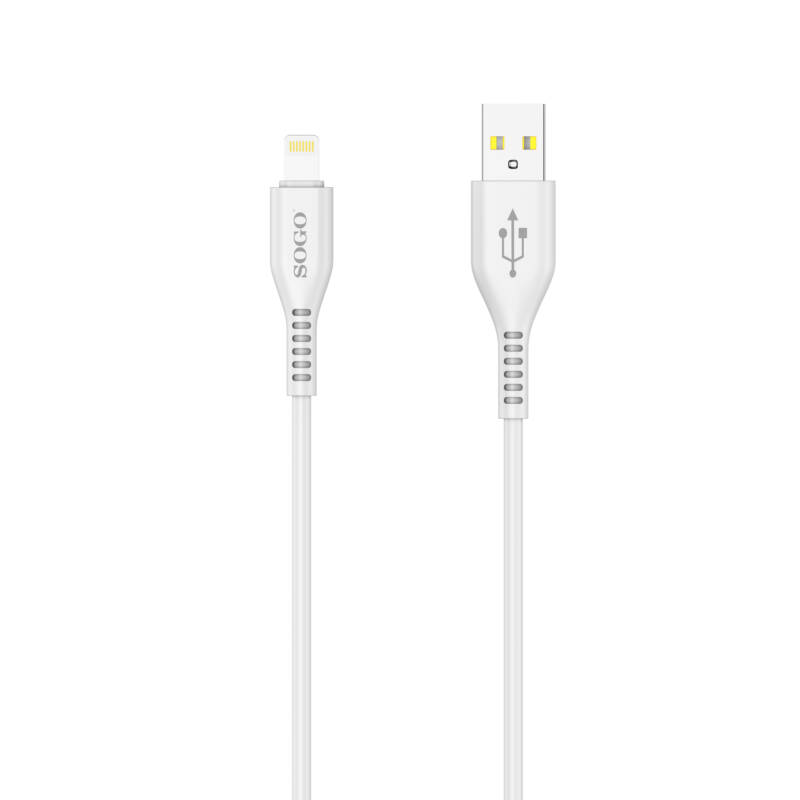 SOGO LIGHTNING IPHONE 1M 2.4A CHARGING CABLE