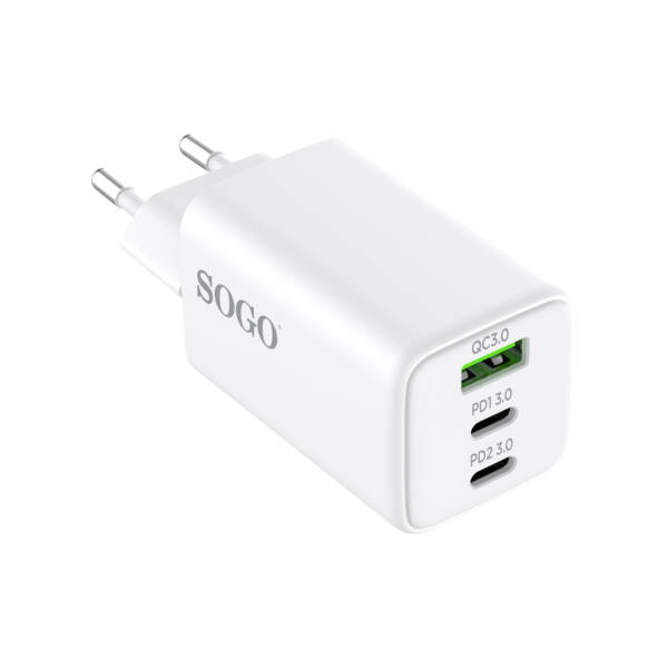 ULTRA FAST CHARGER 3 PORTS GAN 65W