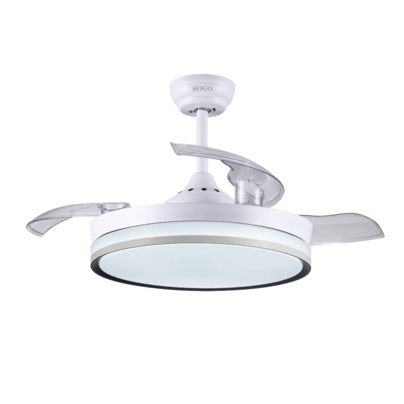 CEILING FAN WITH RETRACTABLE BLADES 42″ (106cm)