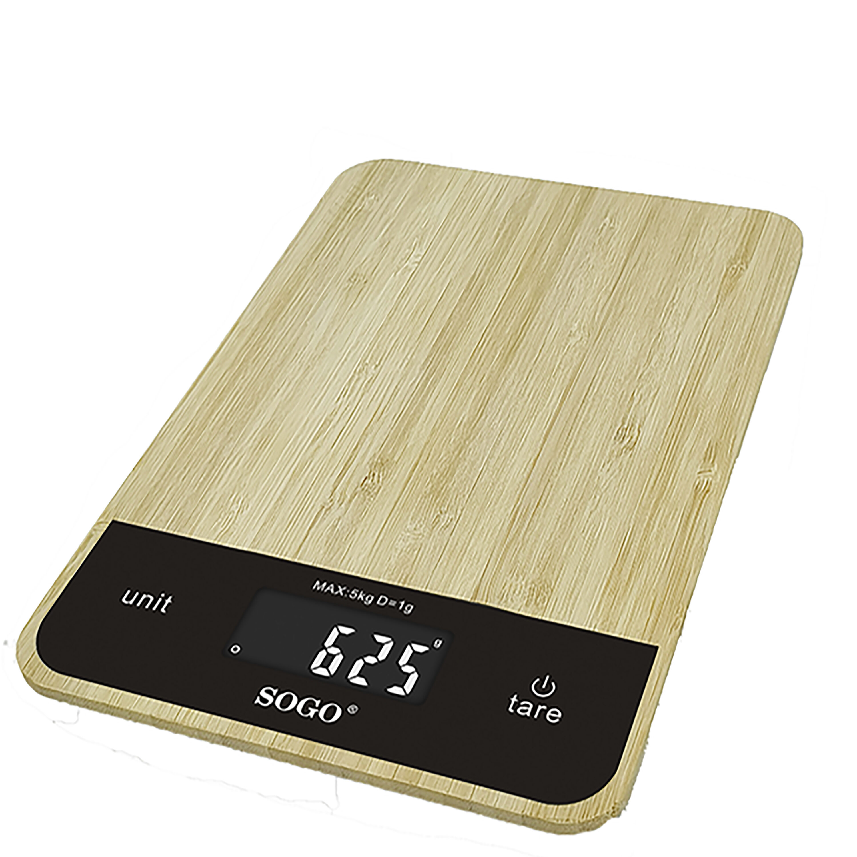 BAMBOOSCALE 5000 ELECTRONIC KITCHEN SCALE - SOGO
