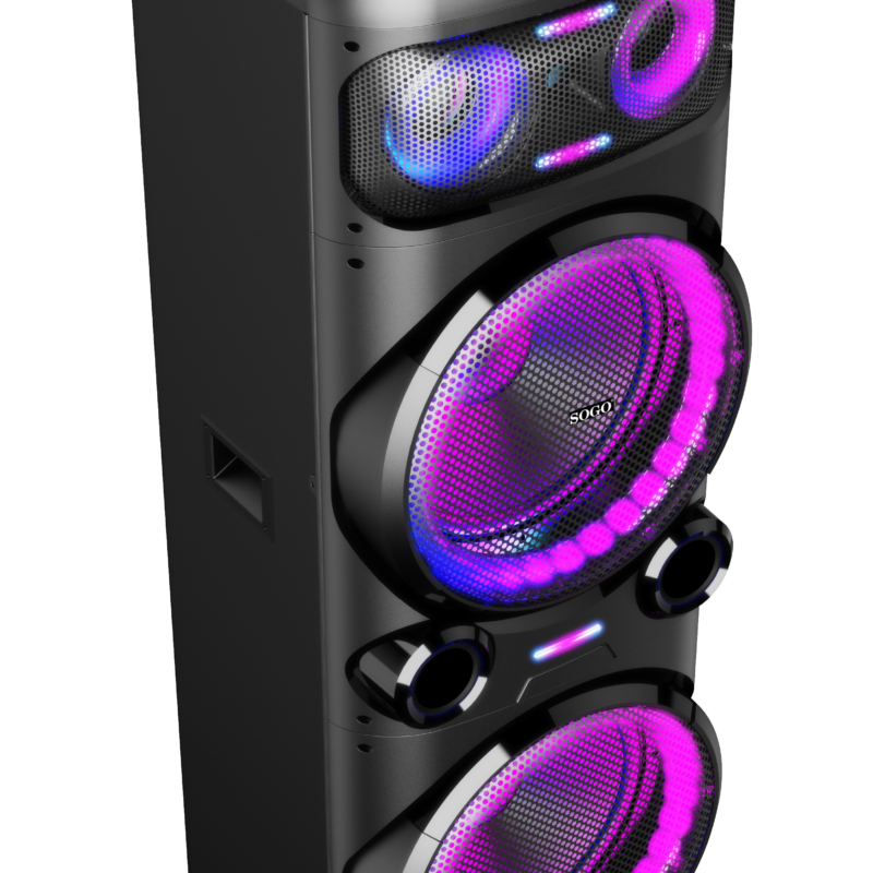 ALTAVOZ DE FIESTA PORTATIL 2X15¨+ 1X3¨ (CON TWEETER)