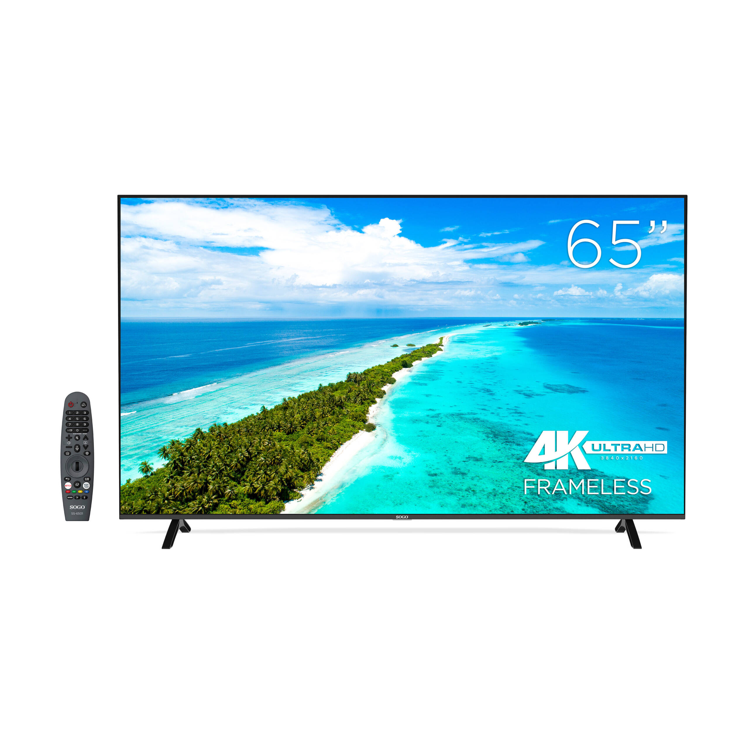 4K UHD webOS SMART LED TV 65” FRAMELESS - SOGO
