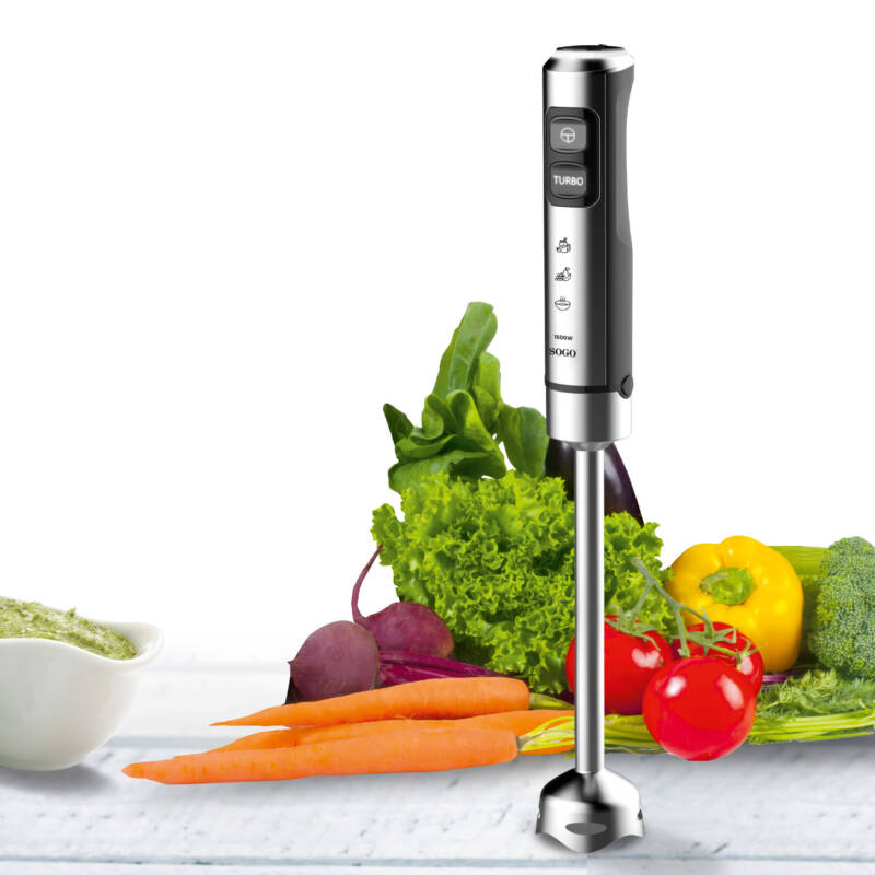 SOGO BATIDORA DE MANO- INOX- 1500W