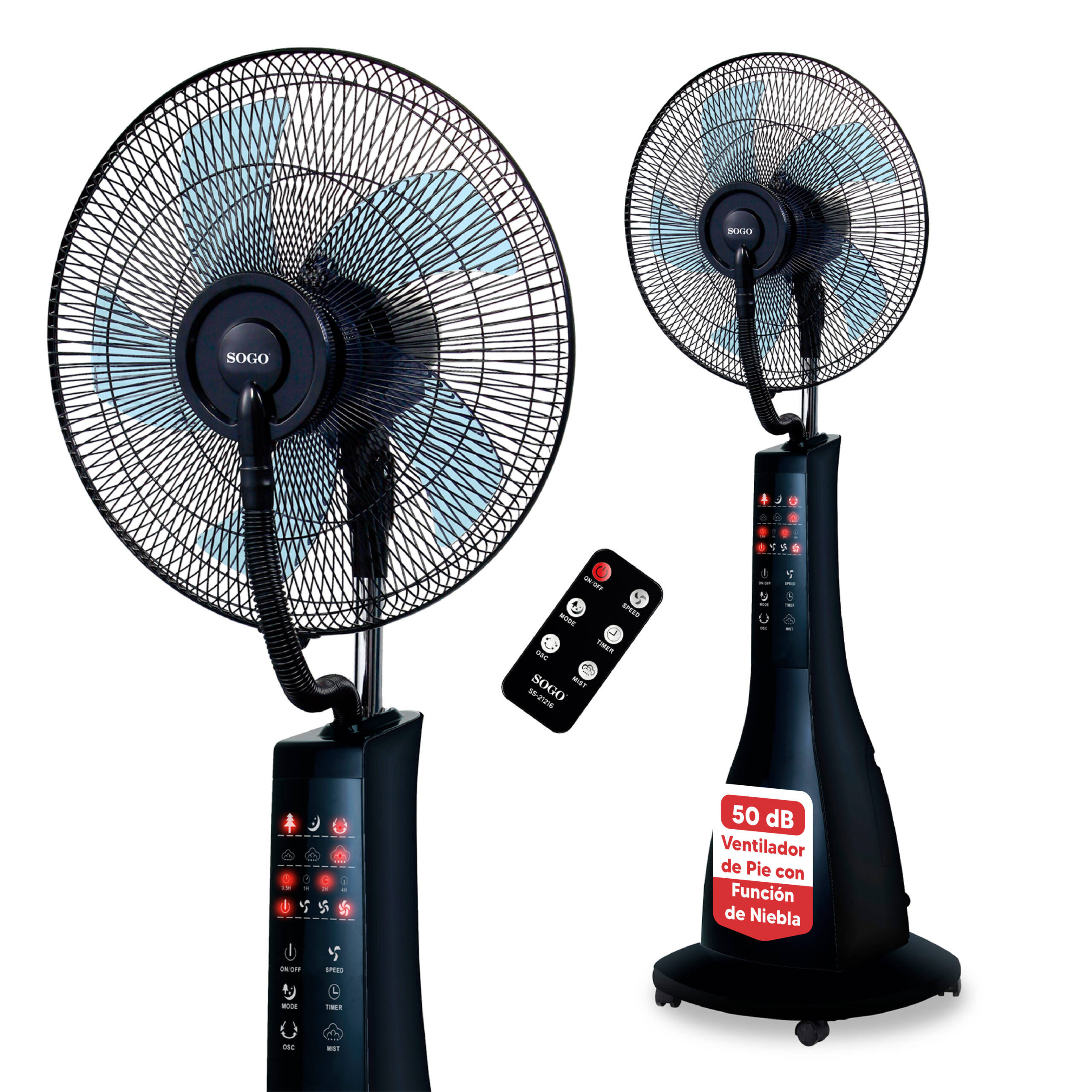 ventilador de niebla Mesa de trabajo 1